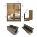 Thermal Break Powder Coated Aluminum Windows Profiles